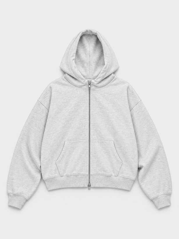 سویشرت باکسی ملانژ PULL&BEAR