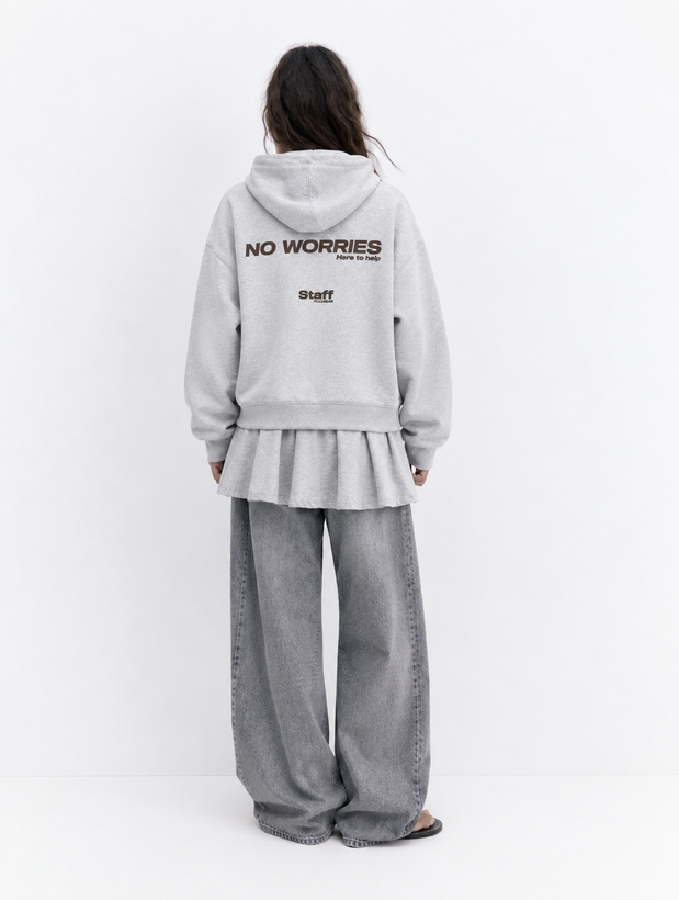 سویشرت باکسی ملانژ PULL&BEAR